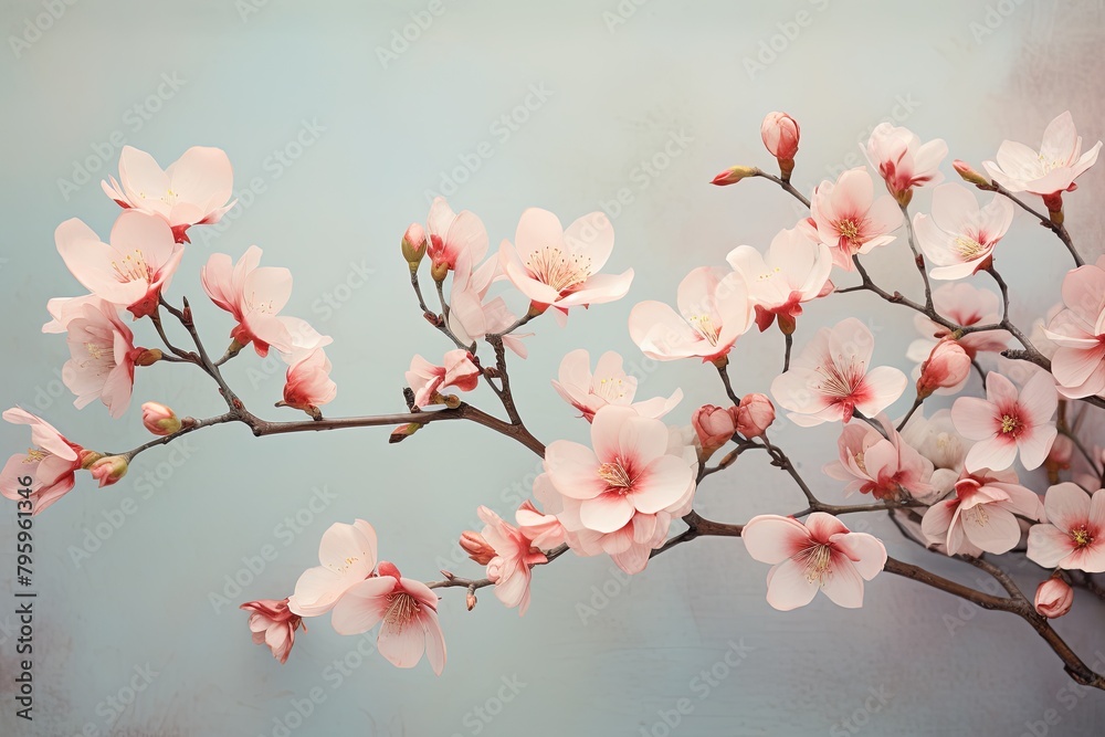 Fresh Spring Blossom Gradients - Delicate Flower Hues Symphony