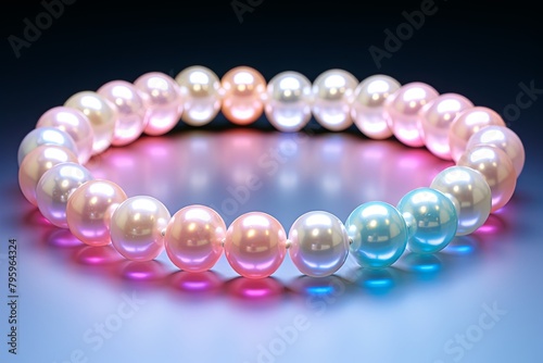 Luminous Pearl Elegance: Glow Gradients Inspired by Pearls