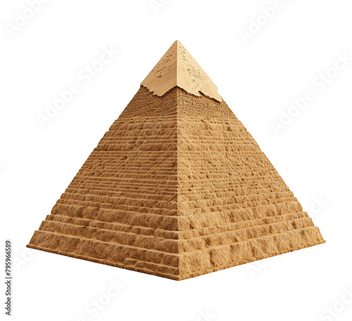 pyramid object isolated