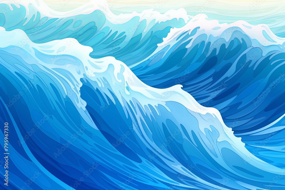 Oceanic Tidal Wave Gradients: Nautical Symphony in Motion