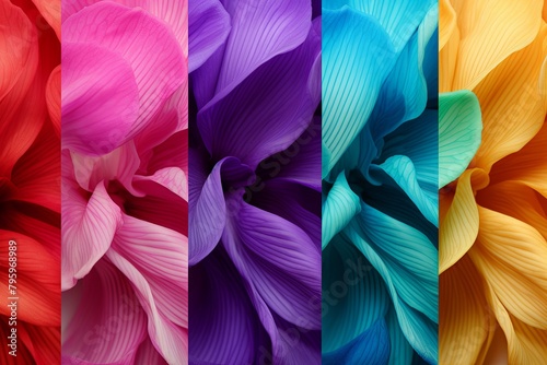 Vibrant Orchid Bloom Color Gradients: Spectrum of Blooming Beauty