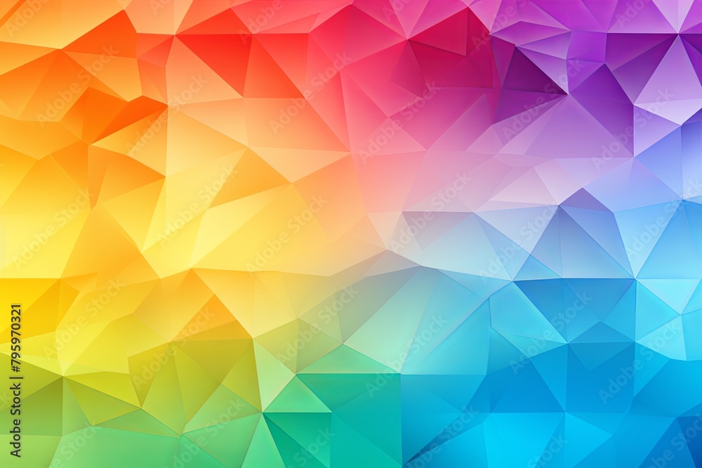 Rainbow Prism Light Gradients - Dynamic Color Gradation Showcase