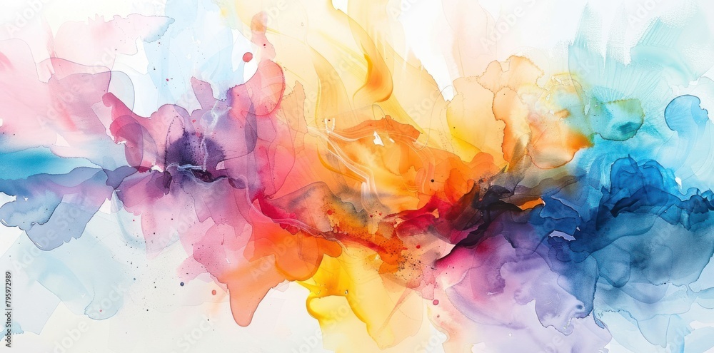 Ethereal Watercolor Art: Using Transparency Layering for Delicate Effects.

