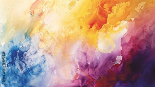 Watercolor Background: Capturing the Essence of Spontaneity and Fluidity. 