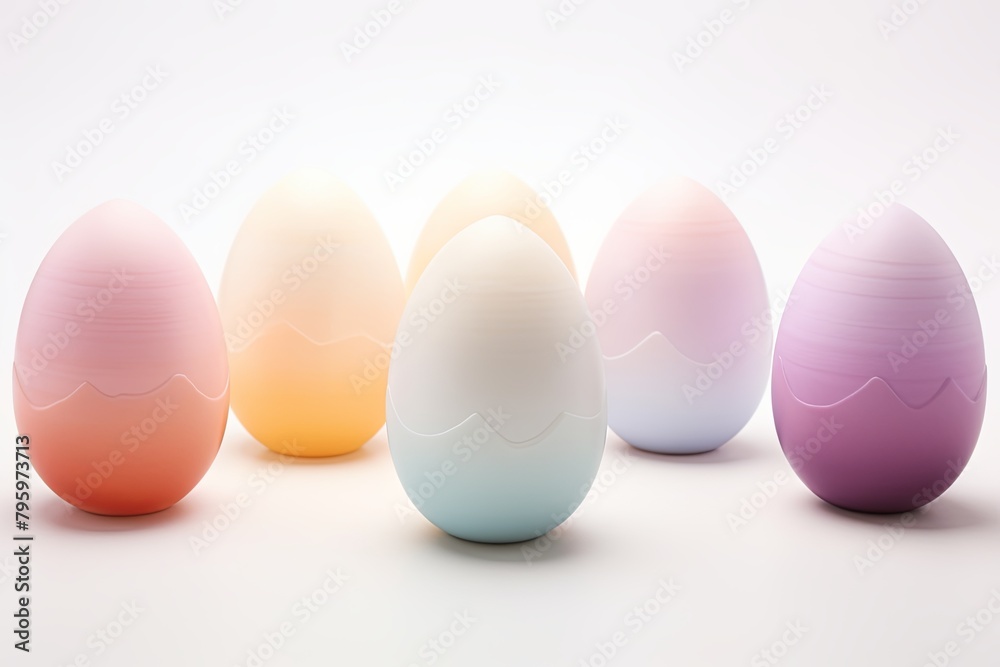 Soft Pastel Easter Gradients: Delicate Eggshell Color Symphony Soft Pastel Easter Gradients: Delicate Eggshell Color Symphony