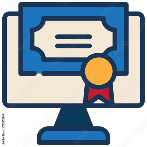 guarantee online certificate certification diploma reward filled outline