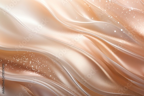 Champagne Cascade: Sparkling Bubble Gradients and Effervescent Waves photo