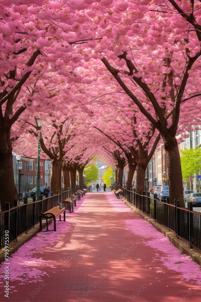 spring in the park. spring in the park.