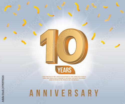The 10 years anniversary celebration