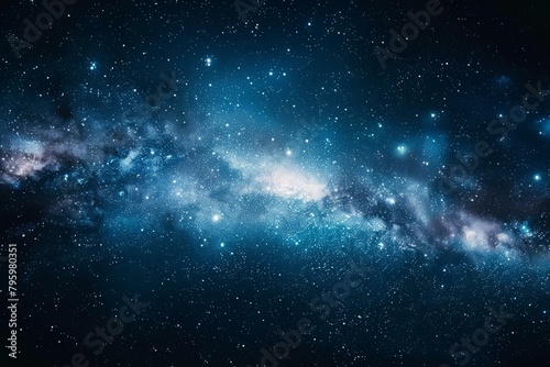 b'Blue and white starry night sky'