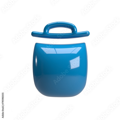 Trash can 3d icon