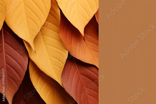 Warm Ochre and Sienna: Alluring Autumn Leaf Gradients.