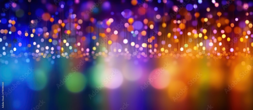 Color gradient blurred bokeh light. The background is out of focus