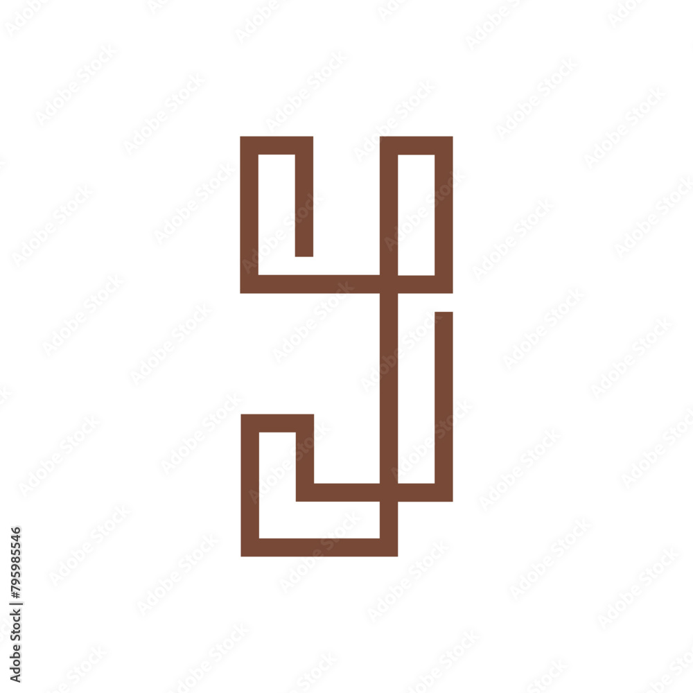 Monogram Y. Design vector Y logo. Monogram initial letter mark Y logo design. Monogram design vector logo. Monogram initial letter mark Y logo design. Simple Y monogram. Monogram Y design logo