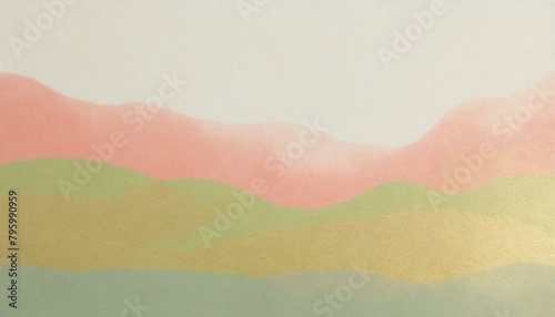 朝霧（和、和紙、和風をイメージしたイラスト背景）