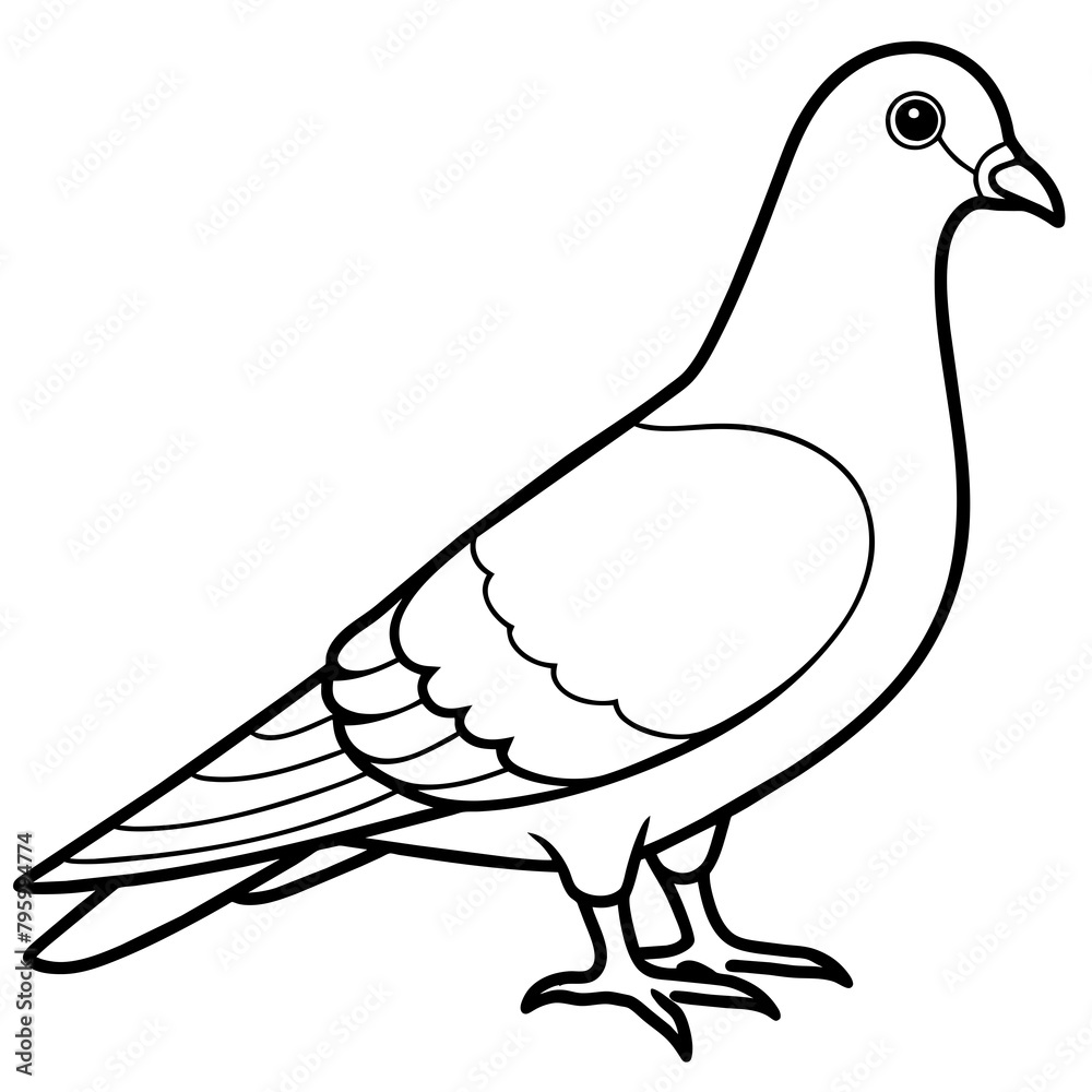 Obraz premium illustration of a dove