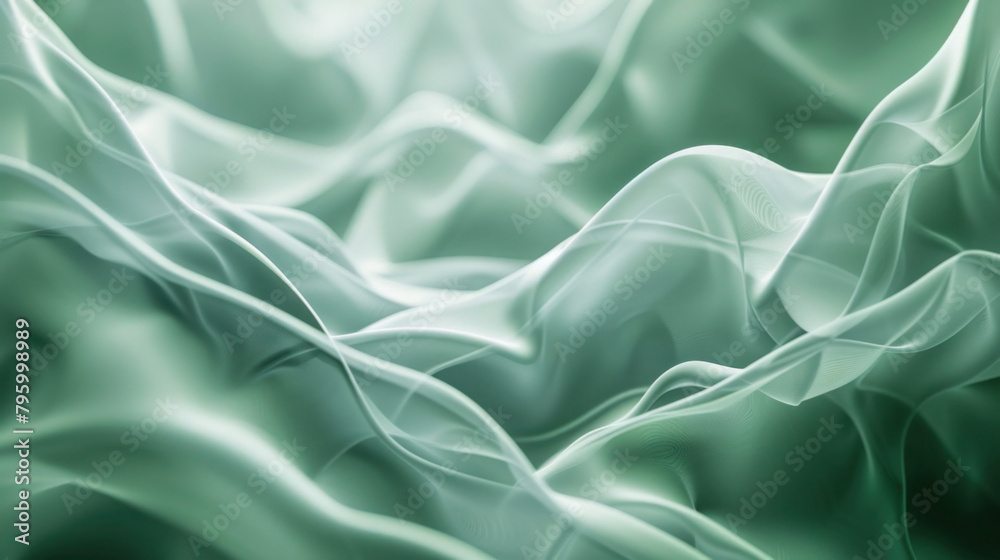 Fototapeta premium green silk background