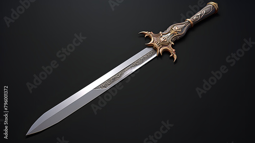 Sword Game Icon 3d