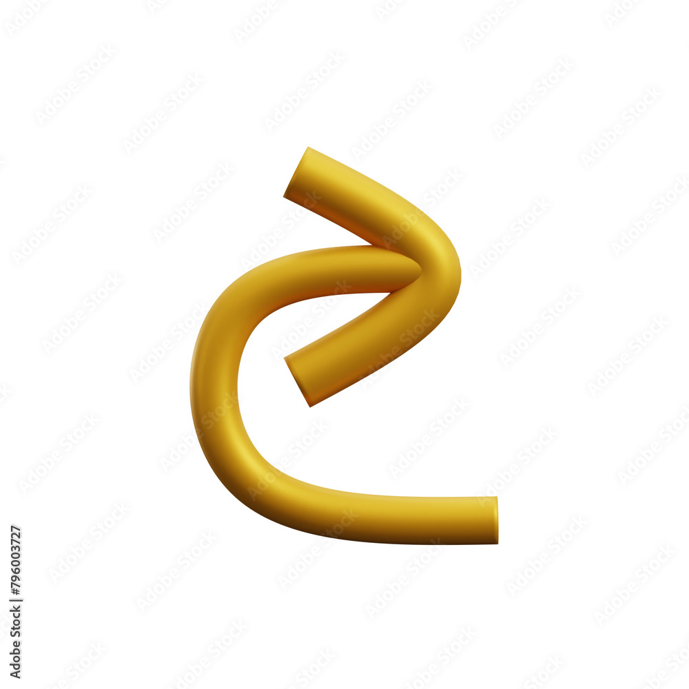 arrow turn right icon 3d rendered arrow turn right icon 3d rendered