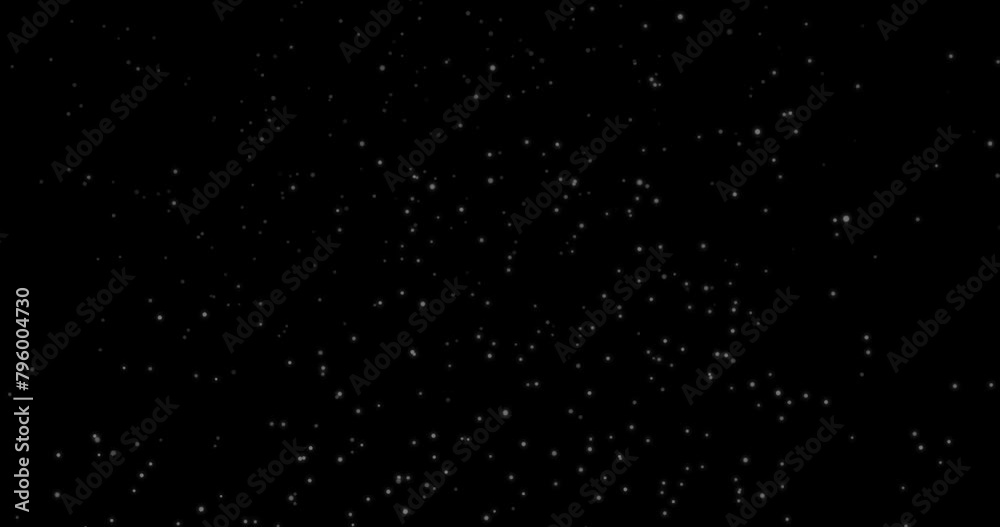 
4K Subtle dust particle background overlay realistic light dust effect in black. Air overlay small dust dirt flying shimmering real-like particles fairy fantasy transparent atmosphere overlay fx.
