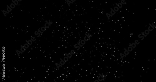 
4K Subtle dust particle background overlay realistic light dust effect in black. Air overlay small dust dirt flying shimmering real-like particles fairy fantasy transparent atmosphere overlay fx.
