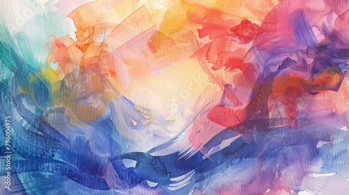 Abstract watercolor background capturing the essence of spontaneity and fluidity. 