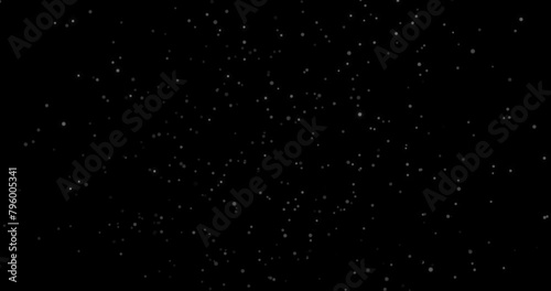 
4K Subtle dust particle background overlay realistic light dust effect in black. Air overlay small dust dirt flying shimmering real-like particles fairy fantasy transparent atmosphere overlay fx.
