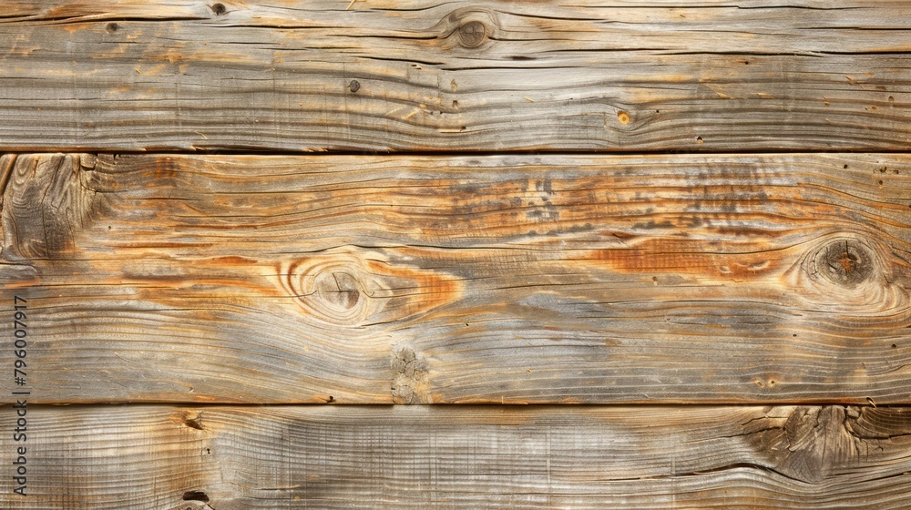 Obraz premium Weathered wood backdrop with a rough and textured surface. 