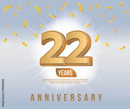The 22 years anniversary celebration