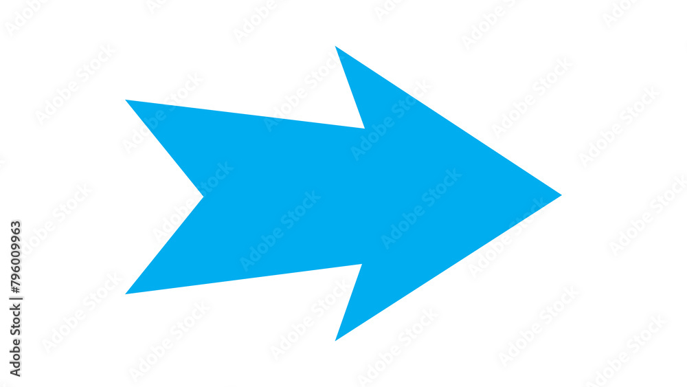 Fototapeta premium Arrow Right Icon Design Illustration.