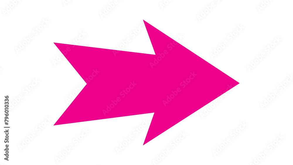 Fototapeta premium Arrow Right Icon Design Illustration.