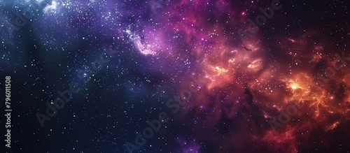 Vibrant and diverse galaxy wallpaper featuring numerous colorful stars and nebulas in a stunning cosmic display photo