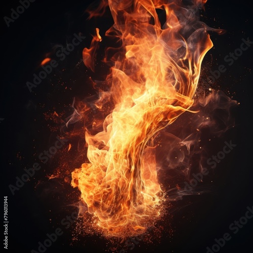 Flame spark bonfire destruction explosion
