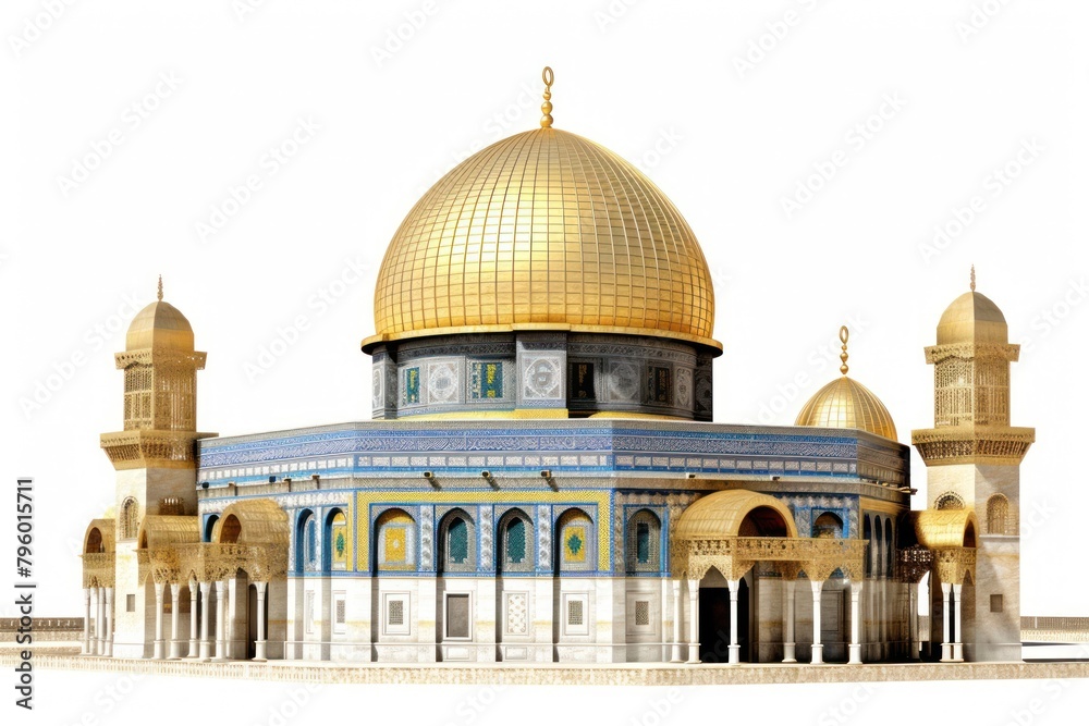 Obraz premium Dome of the rock dome architecture building.