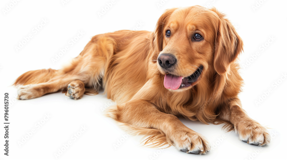 A dog is happily eating against a clean white background. The simplicity of the setting emphasizes the focus on the dog's enjoyment of its meal, capturing a heartwarming moment of contentment 