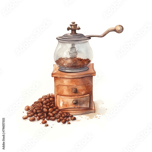 Coffee grinder, burr coffee grinder photo