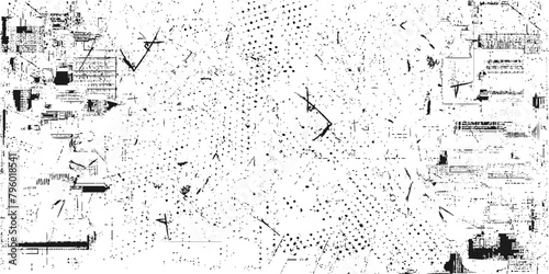 Distress grain grunge texture. Grunge style dusty overlay texture background.  Grain noise particles. Rusted white effect. Grunge design elements. Vector illustration, 