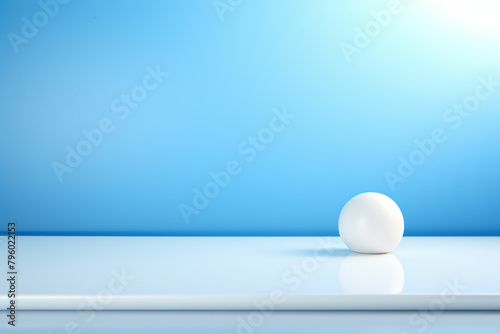 Abstract background of blue and white cubes with shadow. 3d render