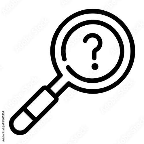 search outline icon
