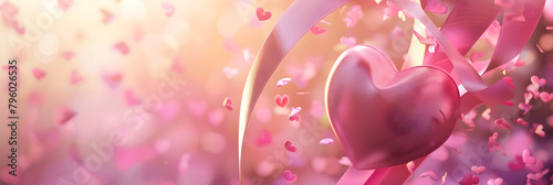  pink roses  heart-shaped frame petals  love concept Love background Red beads in the shape of a heart on a glitter and bokeh background 