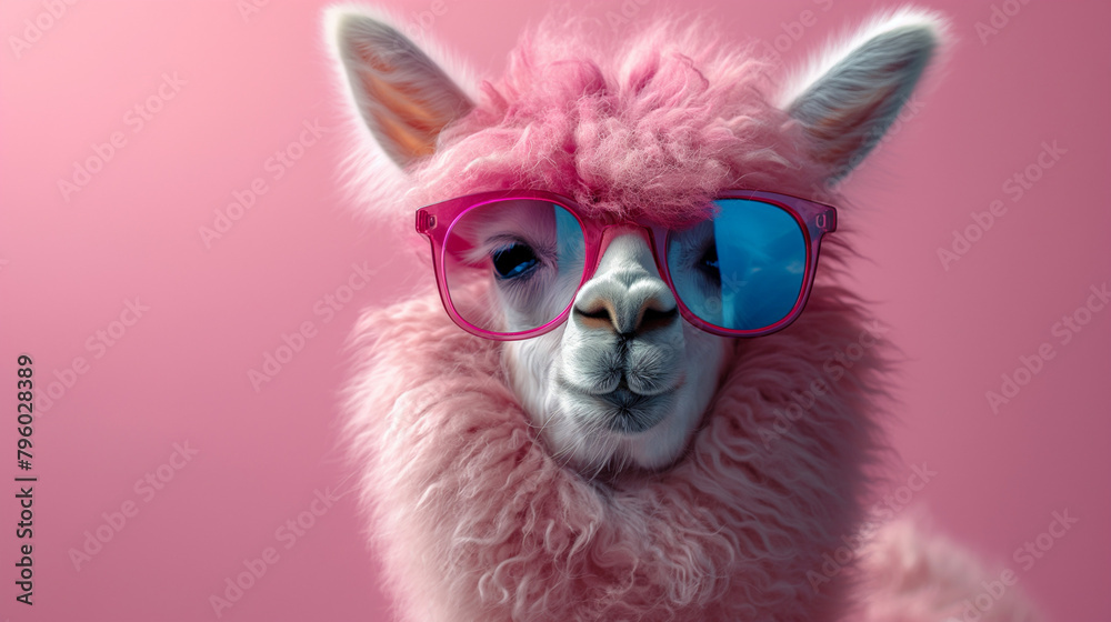  Llama in sunglass shade glasses 