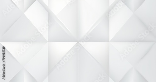 abstract geometric white facets background photo