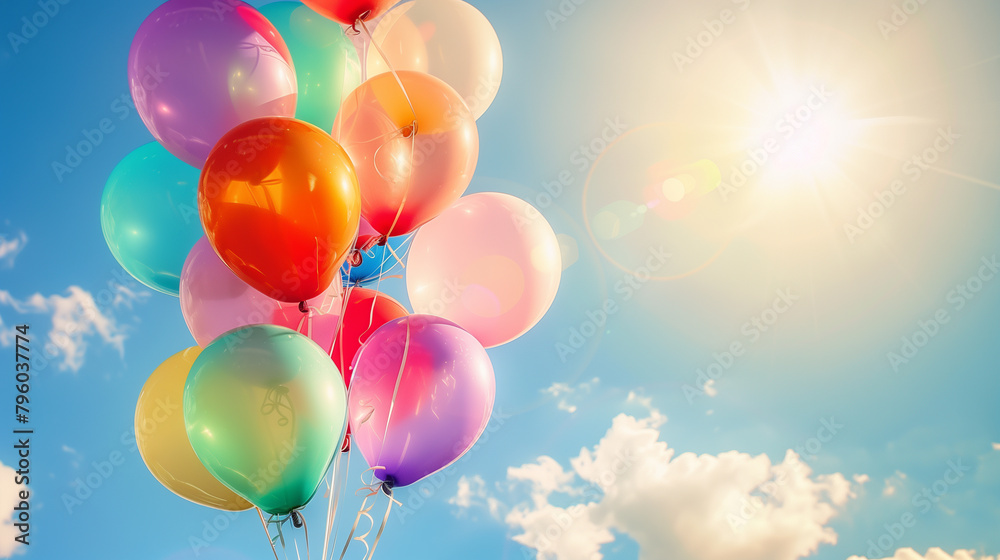 Colorful Balloons in the Sky Colorful Balloons in the Sky