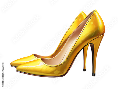 Fashionable high heel shoes