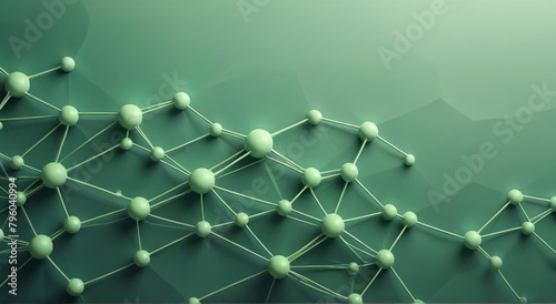 green network structure photo