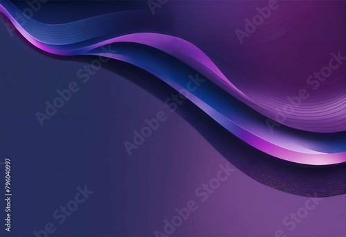 Abstract circle lines wave colorful purple and blue