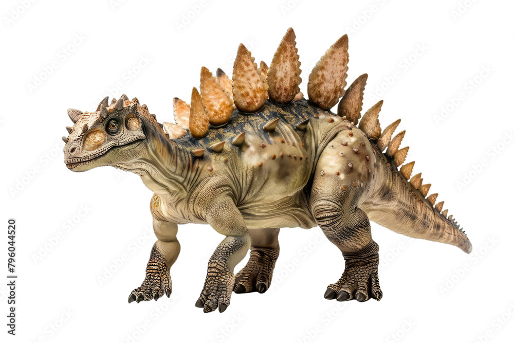 Fototapeta premium Stegosaurus Child Isolated