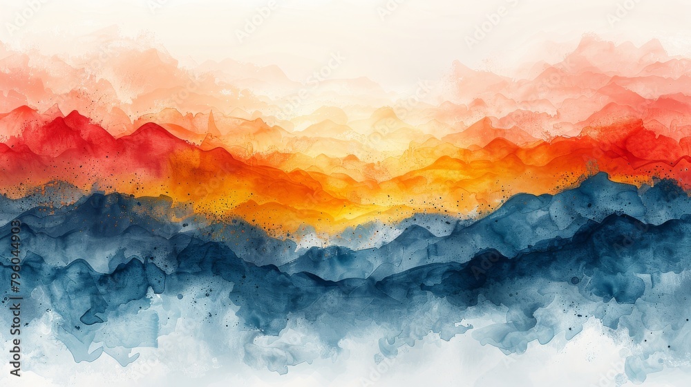 The watercolor abstract art background modern is perfect for posters, wall art, wallpaper, and home decor.