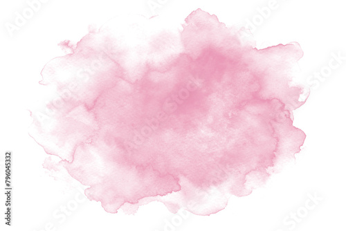 watercolor pink background. watercolor background with clouds