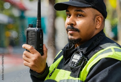 Radio de dos vias con guardia de seguridad